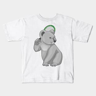 Koala Tennis Tennic racket Kids T-Shirt